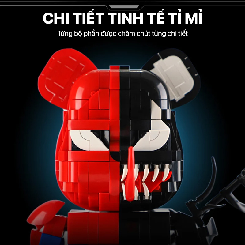 Mô hình lắp ghép - Bear Robot - Venom 18807 1 mo hinh lap ghep bear robot venom 18807 01